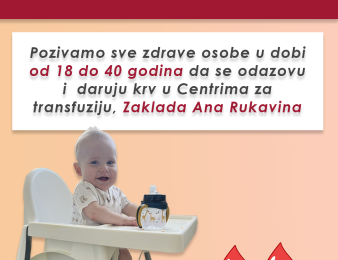 AKCIJA darivanja krvi za devetomjesečnog ŠIMUNA koji boluje od leukemije :( !!