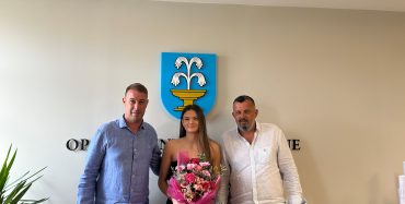 Prijem za odbojkašicu Asju Zolota u Općini Funtana