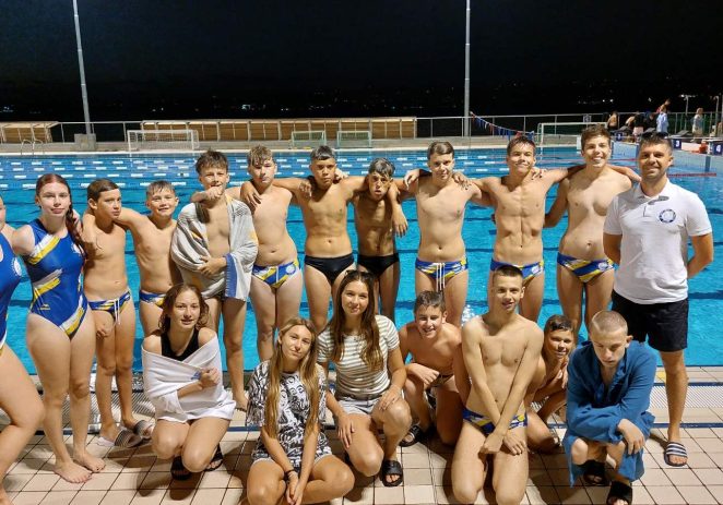 Jučer u Kopru odigran prijateljski vaterpolo susret VK Poreč, VK Kopar i VK Lazio