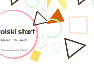 ŠKOLSKI START: spremni za uspjeh! – radionicu za osnovnoškolce i predškolarce
