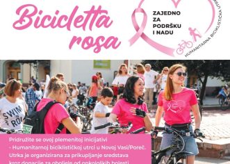 U subotu, 9 kolovoza humanitarna biciklijada Bicicletta rosa za pomoć onkološkim pacijentima