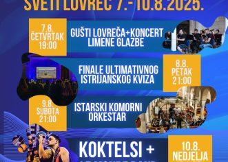 Lovrečeva u Sv. Lovreču od četvrtka, 7. kolovoza pa sve do nedjelje 10. kolovoza