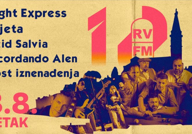 Svi su pozvani večeras na rođendansku feštu Rovinj FM-a  – glazba, emocije i slavlje pod zvijezdama!