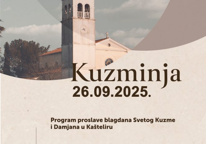 U petak, 26. rujna Kaštelirci slave Kuzminju