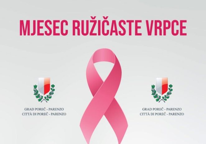 Mjesec borbe protiv raka dojke u Poreču – u petak predavanje prof.dr.med. Vesne Bijelić Radišić