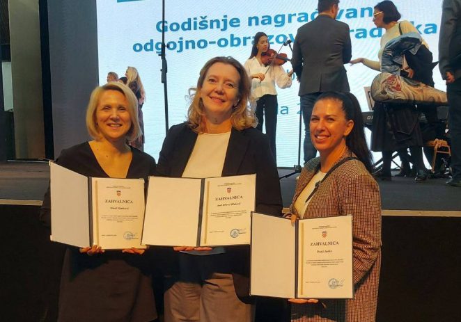 Čak tri Balotine profesorice među nagrađenim najuspješnijim  odgojno-obrazovnim radnicima Republike Hrvatske