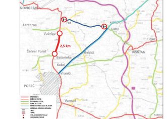 Zbog rekonstrukcije 2,5 km cesta Tar – Poreč zatvara se na 9 mjeseci. Donosimo obilazne pravce i detalje projekta