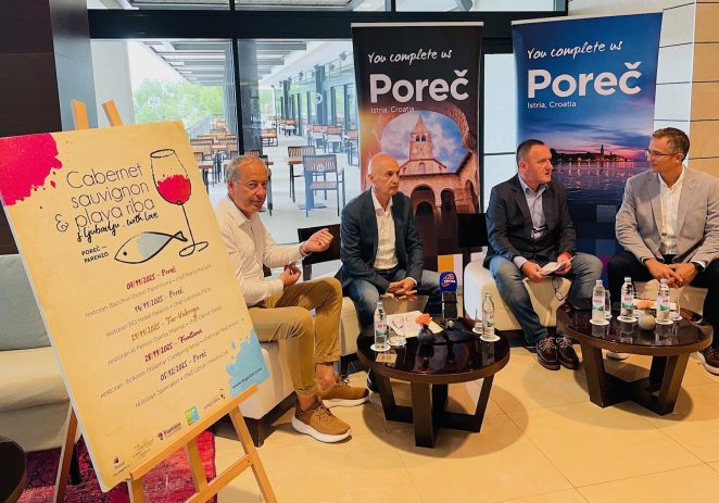 Treće izdanje eno-gastronomskog doživljaja  „Cabernet Sauvignon & plava riba, s ljubavlju“  ove godine u Poreču, Funtani i Vabrigi