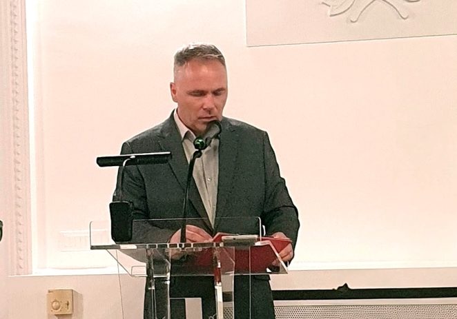 Vijećnik SDP-a Aleksandar Kovač na 4. sjednici Gradskog vijeća Poreč-Parenzo