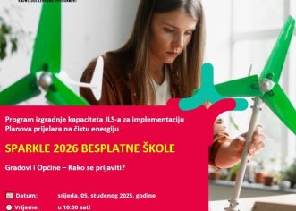 Grad Poreč-Parenzo kroz projekt SPARKLE organizira webinar za predstavnike gradova i općina u području Planova prijelaza na čistu energiju