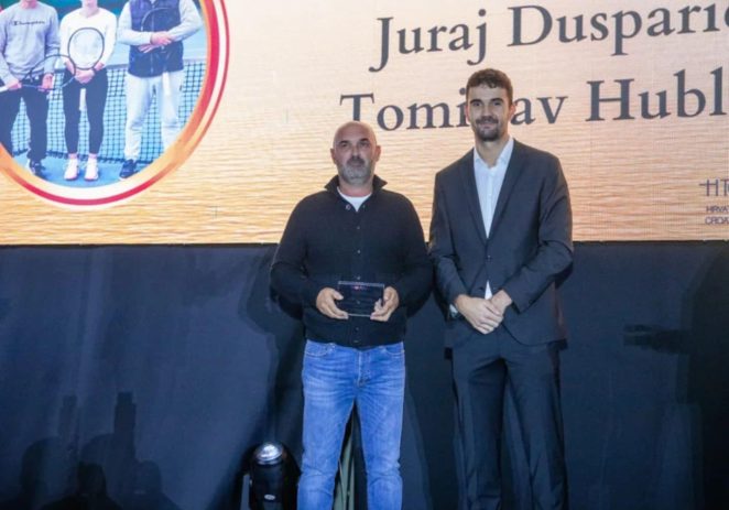 Juraj Dusparić, trener u porečkom Teniskom klubu Pro2000 je najbolji teniski trener u Hrvatskoj za 2025.