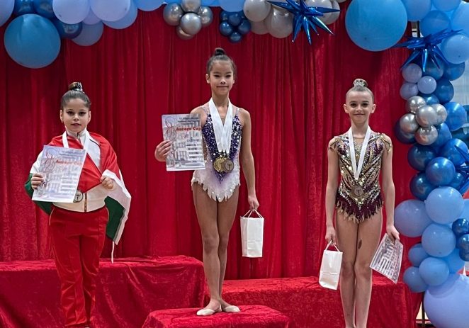 Ritmičke gimnastičarke KREG Galatea uspješne na međunarodnom turniru Aurore Cup Luxembourg