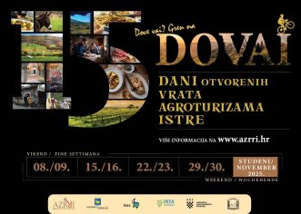 Kreću Dani otvorenih vrata agroturizama Istre 2025.  svakog vikenda u studenom – meni po promo cijeni od 30 € !