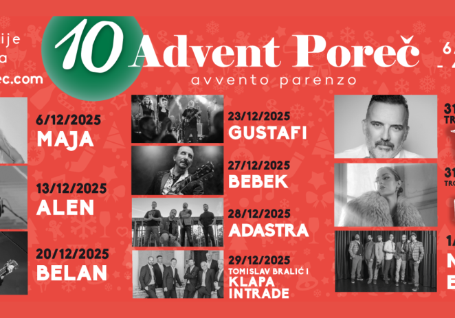 Alen Vitasović, večer smijeha uz Vlatka Štampara i humanitarna utrka ovog vikenda na Adventu Poreč