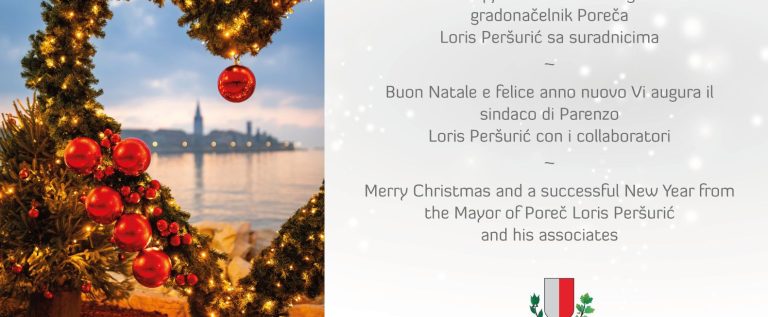Grad Poreč-Parenzo čestitka