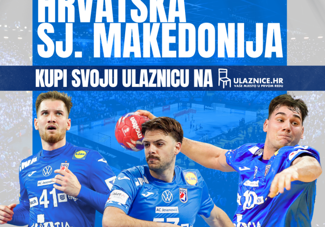 Hrvatska i Sjeverna Makedonija odigrat će pripremnu utakmicu za Euro u dvorani Žatika – ulaznice u prodaji