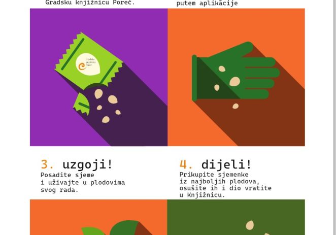 U porečkoj gradskoj knjižnici od sada možete posuditi i autohtono sjemenje za svoj vrt