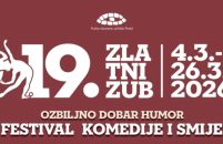 19. ZLATNI ZUB – FESTIVAL KOMEDIJE I SMIJEHA (4.–26. ožujka 2026.)