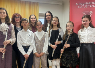 Porečki flautisti osvojili šest vrijednih nagrada na Međunarodnom natjecanju učenika osnovnih glazbenih škola „Mladi Padovec“ Novi Marof