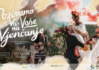 Središnja Istra postaje hit destinacija za vjenčanja: u Pazinu se 28.2. održava prvi Wedding & Honeymoon Expo “Moje istarsko vjenčanje”