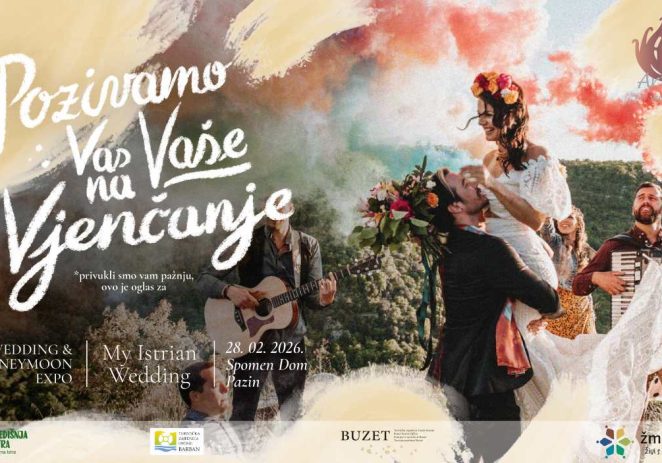 Središnja Istra postaje hit destinacija za vjenčanja: u Pazinu se 28.2. održava prvi Wedding & Honeymoon Expo “Moje istarsko vjenčanje”