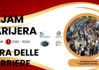 „Sajam karijera-Fiera delle carriere“ u dvorani Žatika ovog četvrtka, 19. veljače