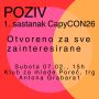 POZIV 1. sastanak CapyCON26
