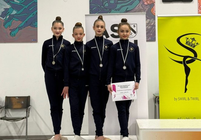 Sjajan nastup gimnastičarki KREG Galatea na međunarodnom turniru u Italiji