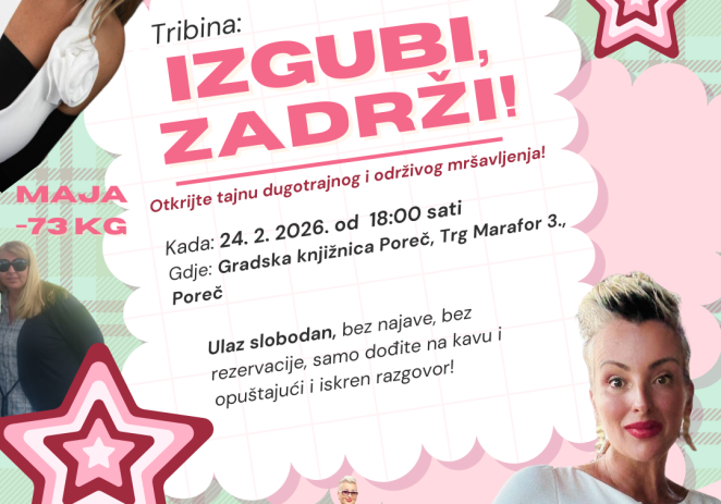 “Izgubi, zadrži!” – tribina i predstavljanje e-knjige “Moji okusi, moj put” u Gradskoj knjižnici