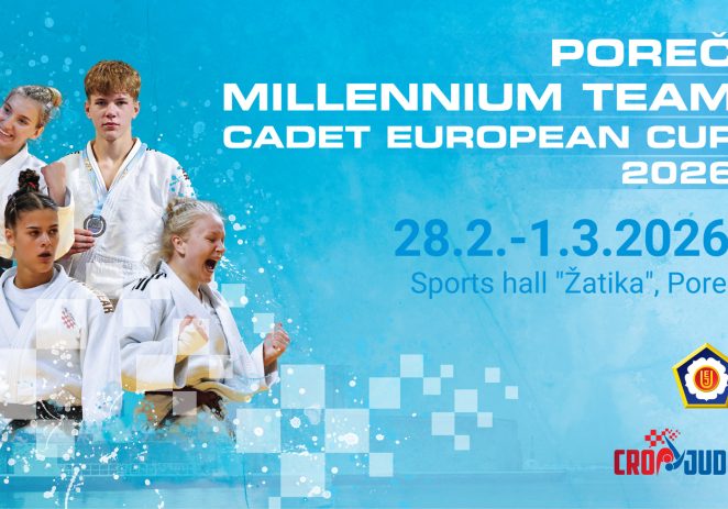 Više od 750 mladih judaša na Europskom kadetskom kupu 28. veljače i 1. ožujka u porečkoj dvorani Žatika
