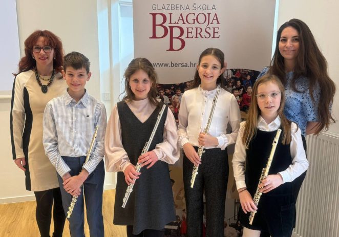 Porečki flautisti jedini predstavnici Istarske županije osvojili pet nagrada na 64. Hrvatskom natjecanju učenika i studenata glazbe i plesa-županijska razina