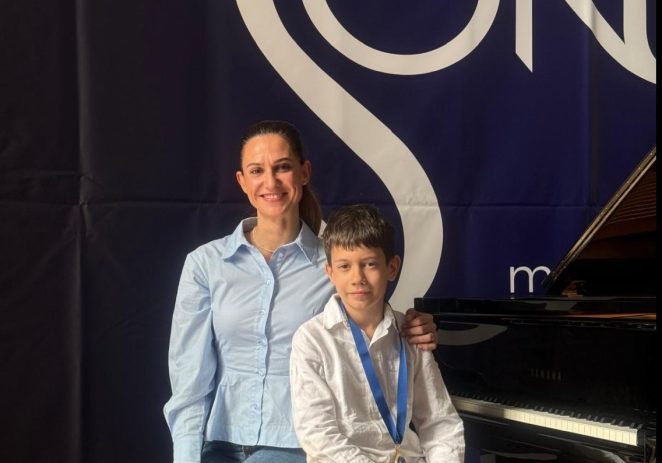 Mihael Duka, učenik klavira Umjetničke škole Poreč osvojio prvu  nagradu na Međunarodnom natjecanju mladih glazbenika Sonus