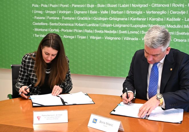 Župan Miletić potpisao ugovor s Istarskim domovima zdravlja: 180.000 eura za medicinske stipendije