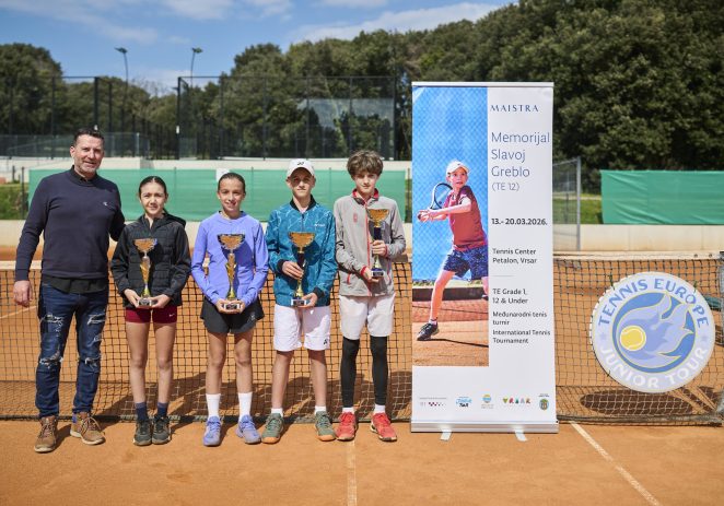U Vrsaru odigran 41. Memorijal Slavoj Greblo, međunarodni teniski turnir za djevojčice i dječake