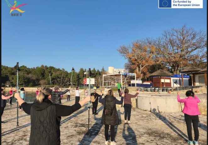 Jednogodišnji trening nordijskog hodanja u Poreču pod stručnim vodstvom u sklopu projekta NWW II