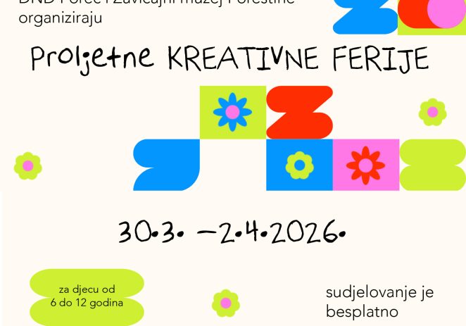 PROLJETNE KREATIVNE FERIJE 2026. u DND-u