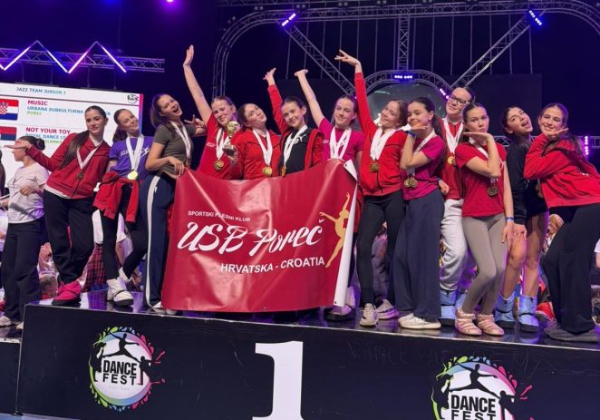 Porečke USB-ovke ponovno među najboljima na Dance Festu u Novom Sadu: Osvojile 17 medalja i nastup na Gala večeri