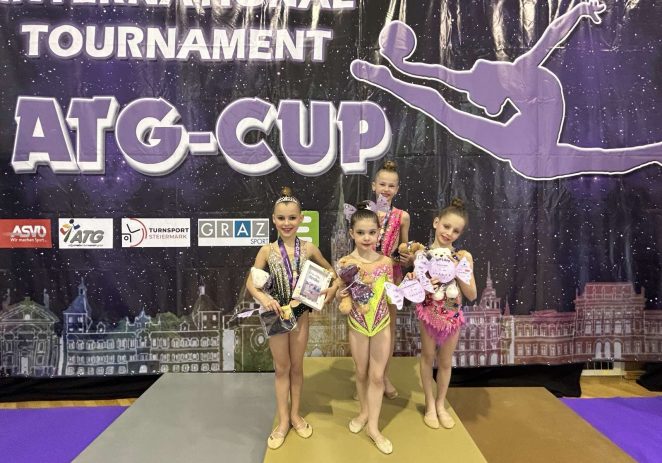 Ritmičarke KRSG Poreč izvrsne na međunarodnom turniru ATG Cup u Grazu 7. i 8. ožujka 2026.