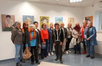 U galeriji Likovne udruge Atelier Agata u Novigradu otvorena  je skupna izložba članova Društva likovnih stvaratelja iz Pazina