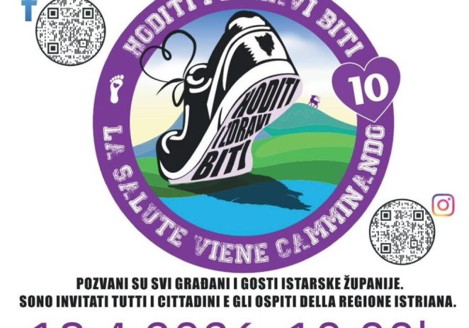 U subotu 10. Hoditi i zdravi biti