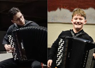 David Pršurić i Matteo Ukota, porečki harmonikaši, osvojili prvu i drugu nagradu na 64. hrvatskom državnom natjecanju učenika i studenata glazbe i plesa