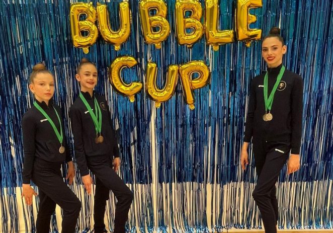 Odlični rezultati ritmičkih gimnastičarki KREG Galatea na međunarodnom turniru u Ljubljani