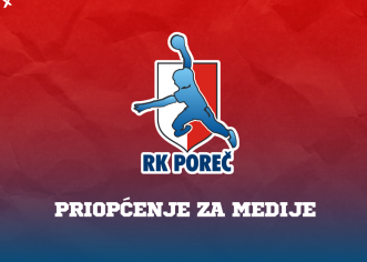 Priopćenje za medije Rukometnog kluba Poreč