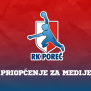 Priopćenje za medije Rukometnog kluba Poreč