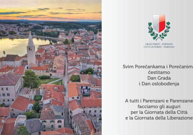 Čestitka gradonačelnika Lorisa Peršurića povodom Dana Grada Poreča-Parenzo