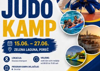 Judo klub Istra Poreč organizira i ove godine DJEČJI JUDO KAMP