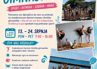 Ljetni kamp porečkog Kluba ritmičke gimnastike od 13. do 24. srpnja – PRIJAVE SU OTVORENE