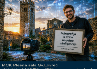 KAF Sv. Lovreč organizira predavanje na temu: Možemo li još vjerovati fotografiji? Raspoznajemo li granice autentičnosti? Saznajte u četvrtak