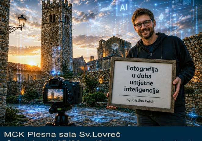 KAF Sv. Lovreč organizira predavanje na temu: Možemo li još vjerovati fotografiji? Raspoznajemo li granice autentičnosti? Saznajte u četvrtak