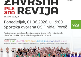 Studio za izvedbene umjetnosti MOT 08  vas poziva na SVEČANU ZAVRŠNU PLESNU REVIJU